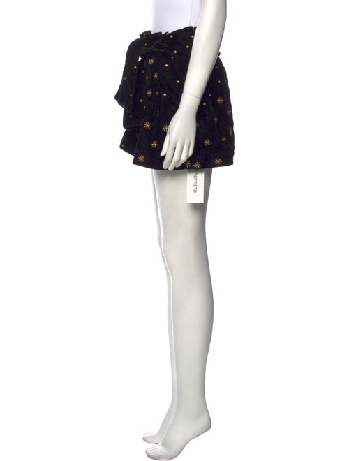 Sézane Floral Print Mini Shorts