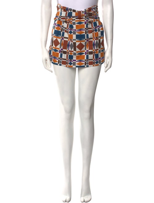 Sézane Printed Mini Skirt