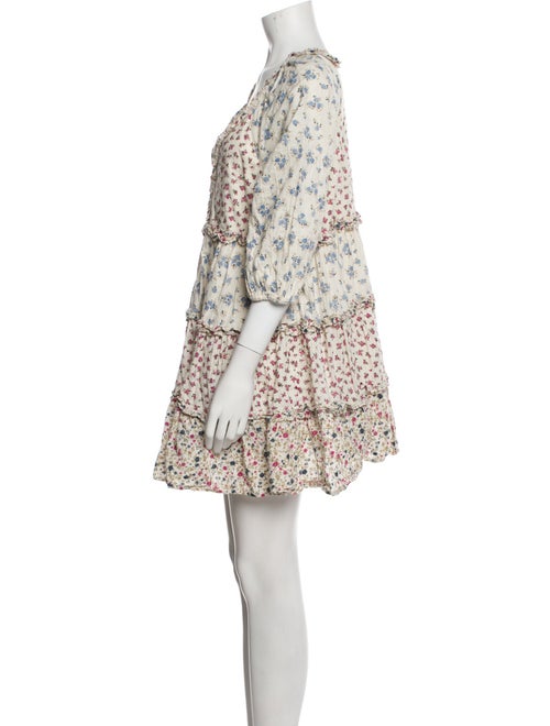 Sézane Floral Print Mini Dress