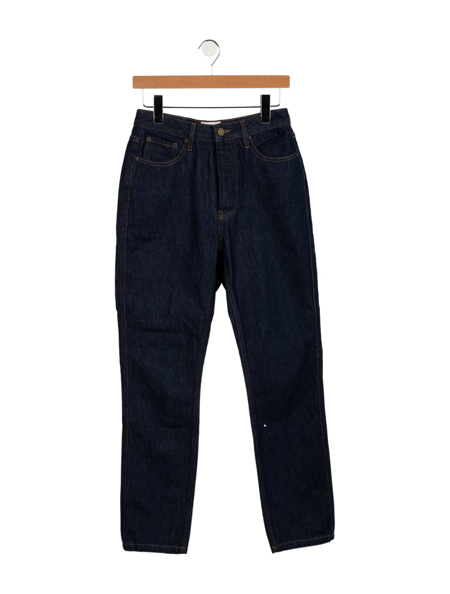 Sézane High-Rise Straight Leg Jeans
