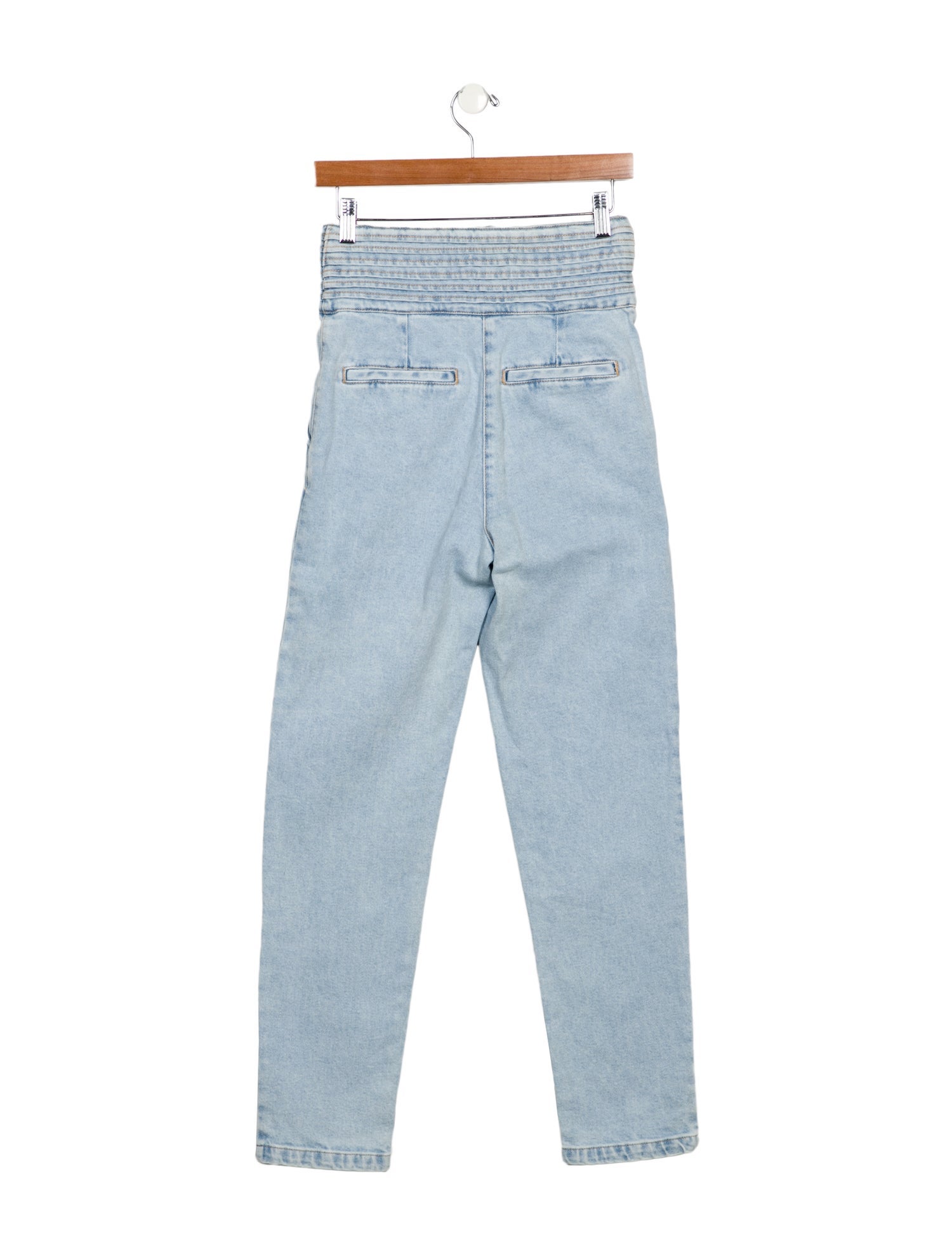 Sézane High-Rise Straight Leg Jeans