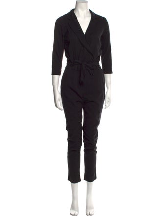 Sézane V-Neck Jumpsuit