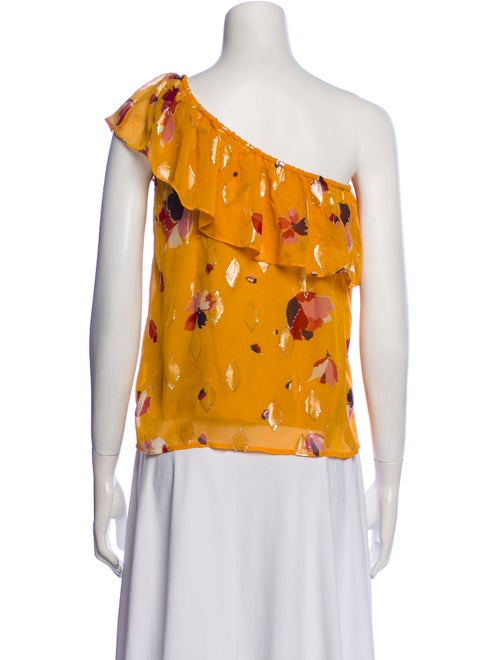 Sézane Silk Floral Print Blouse