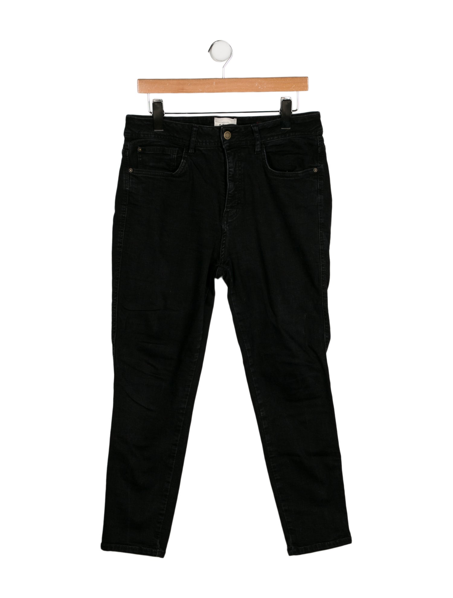 Sézane High-Rise Straight Leg Jeans