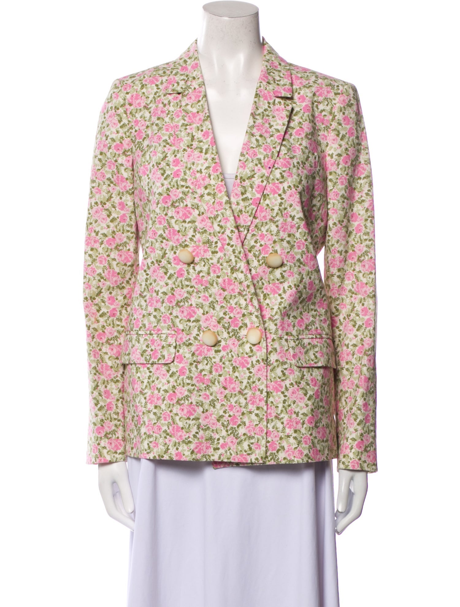Sézane Floral Print Blazer