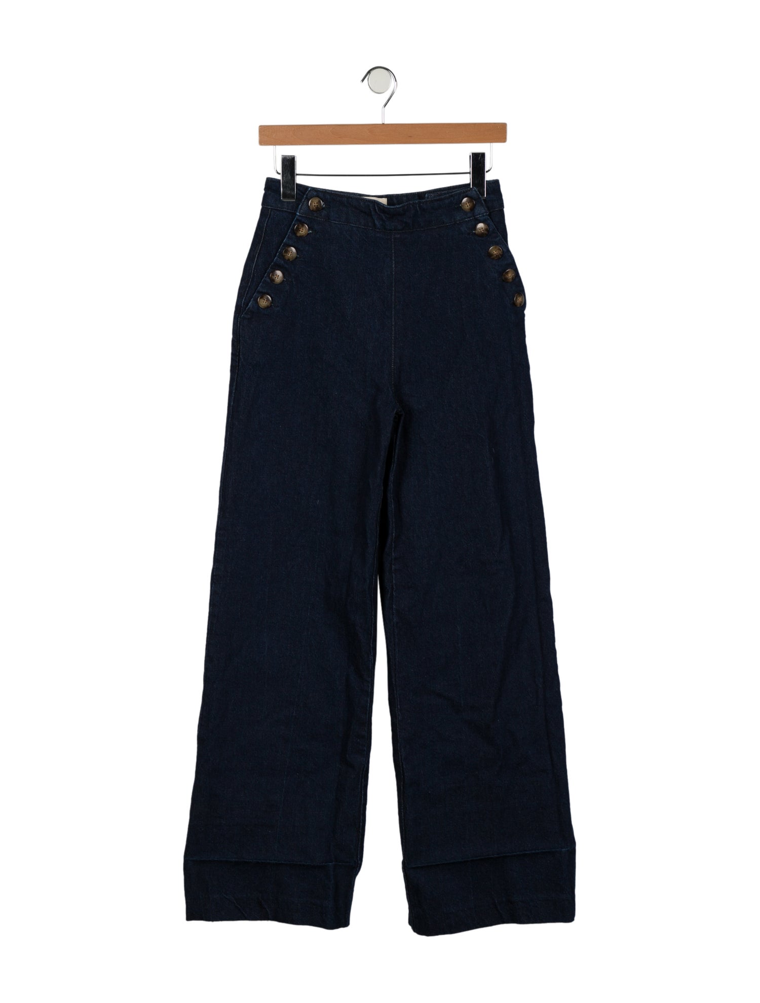 Sézane High-Rise Wide Leg Jeans