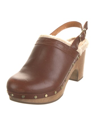 Sézane Suede Slingback Pumps