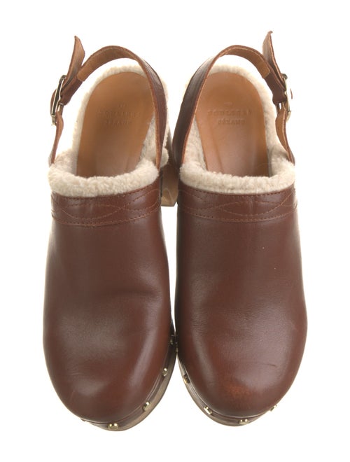 Sézane Suede Slingback Pumps