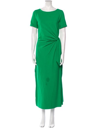 Sézane Bateau Neckline Midi Length Dress