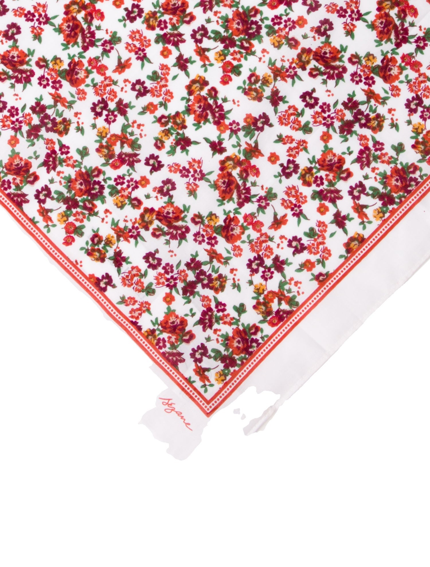 Sézane 890453 Floral Print Scarf