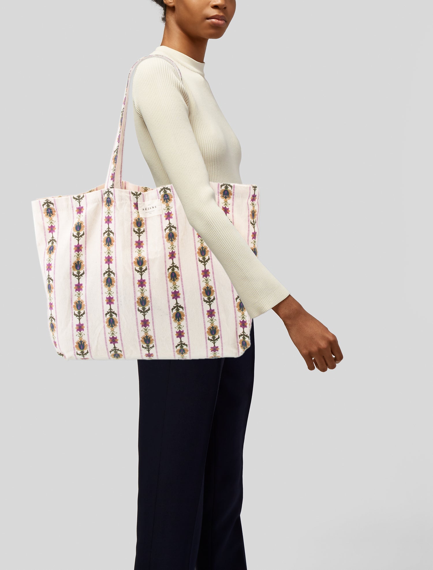 Sézane Canvas Tote