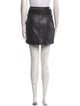 Sézane Leather Mini Skirt