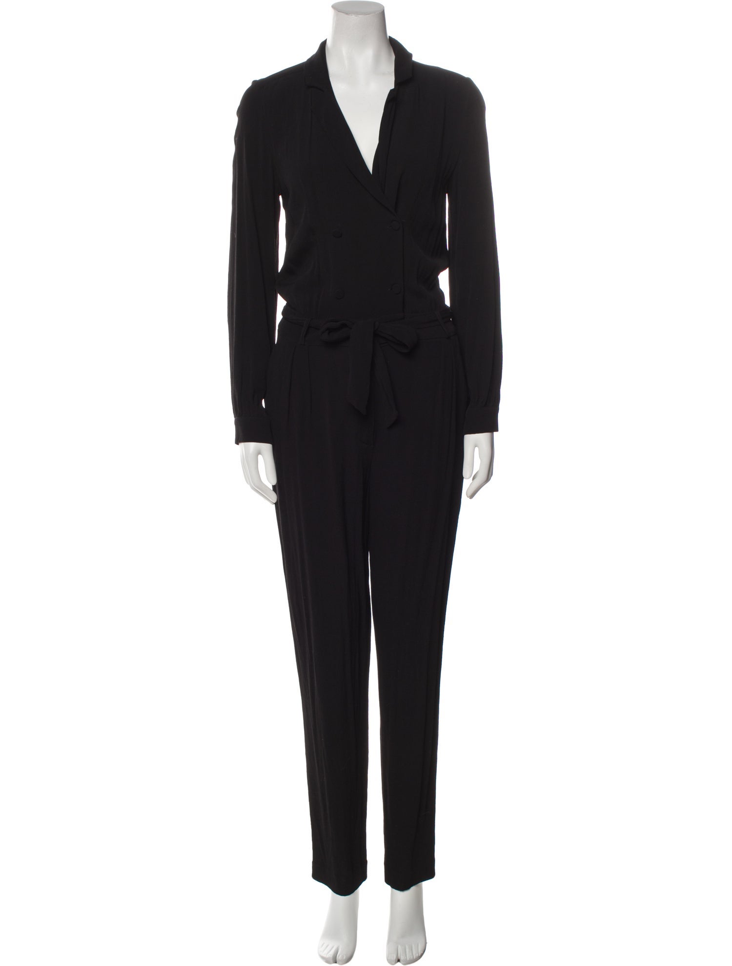 Sézane V-Neck Jumpsuit