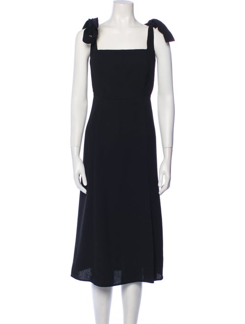Sézane Square Neckline Midi Length Dress