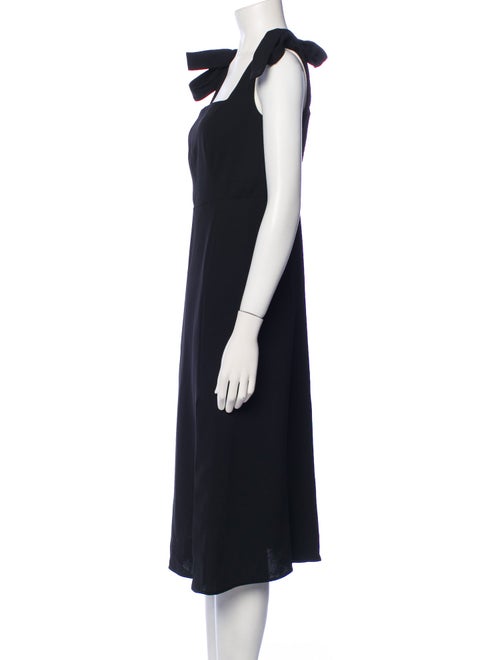 Sézane Square Neckline Midi Length Dress