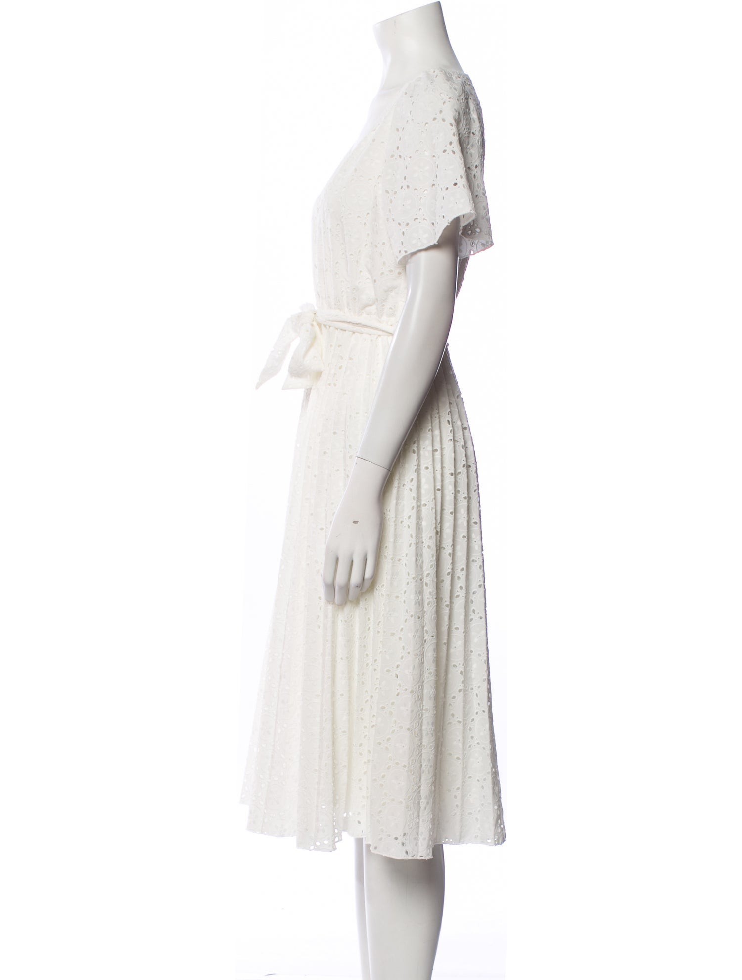 Sézane Plunge Neckline Midi Length Dress