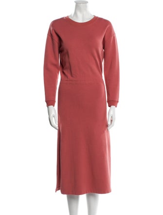 Sézane Crew Neck Midi Length Dress