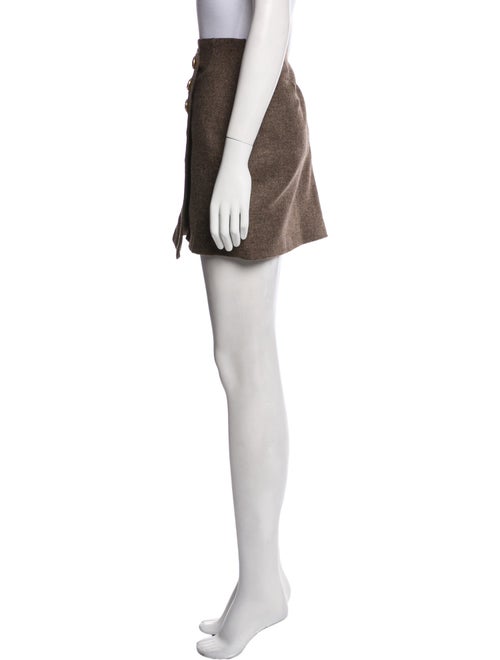 Sézane Wool Mini Skirt