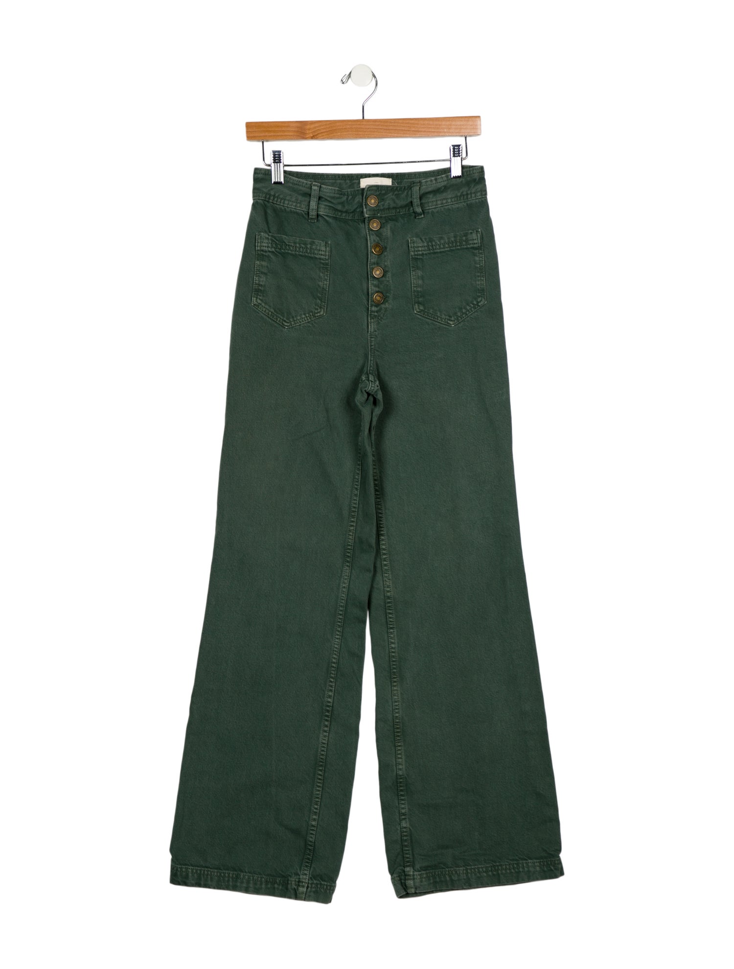 Sézane High-Rise Wide Leg Jeans