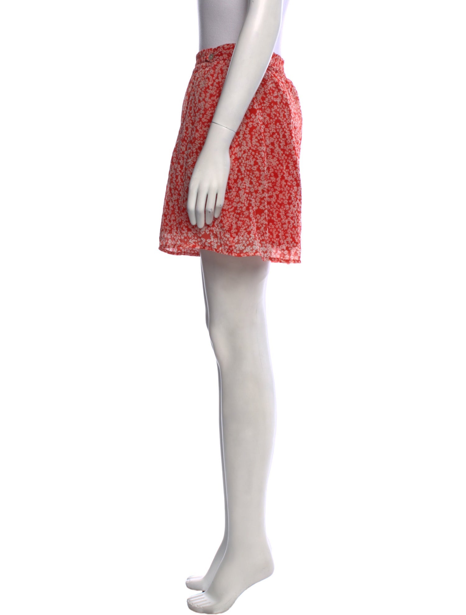 Sézane Floral Print Mini Skirt