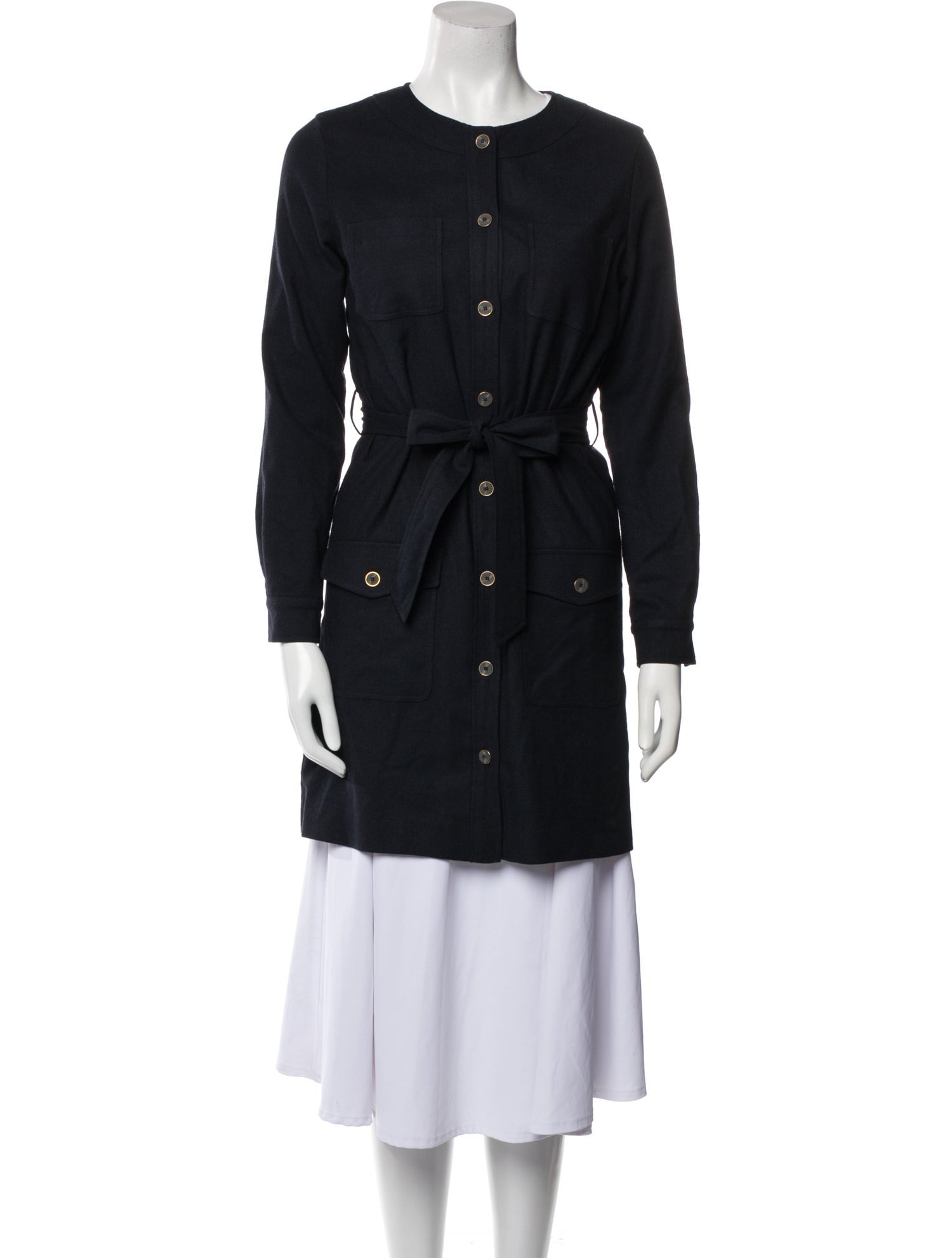 Sézane Crew Neck Mini Dress