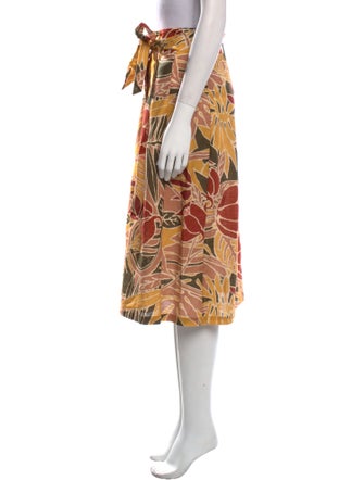 Sézane Linen Knee-Length Skirt