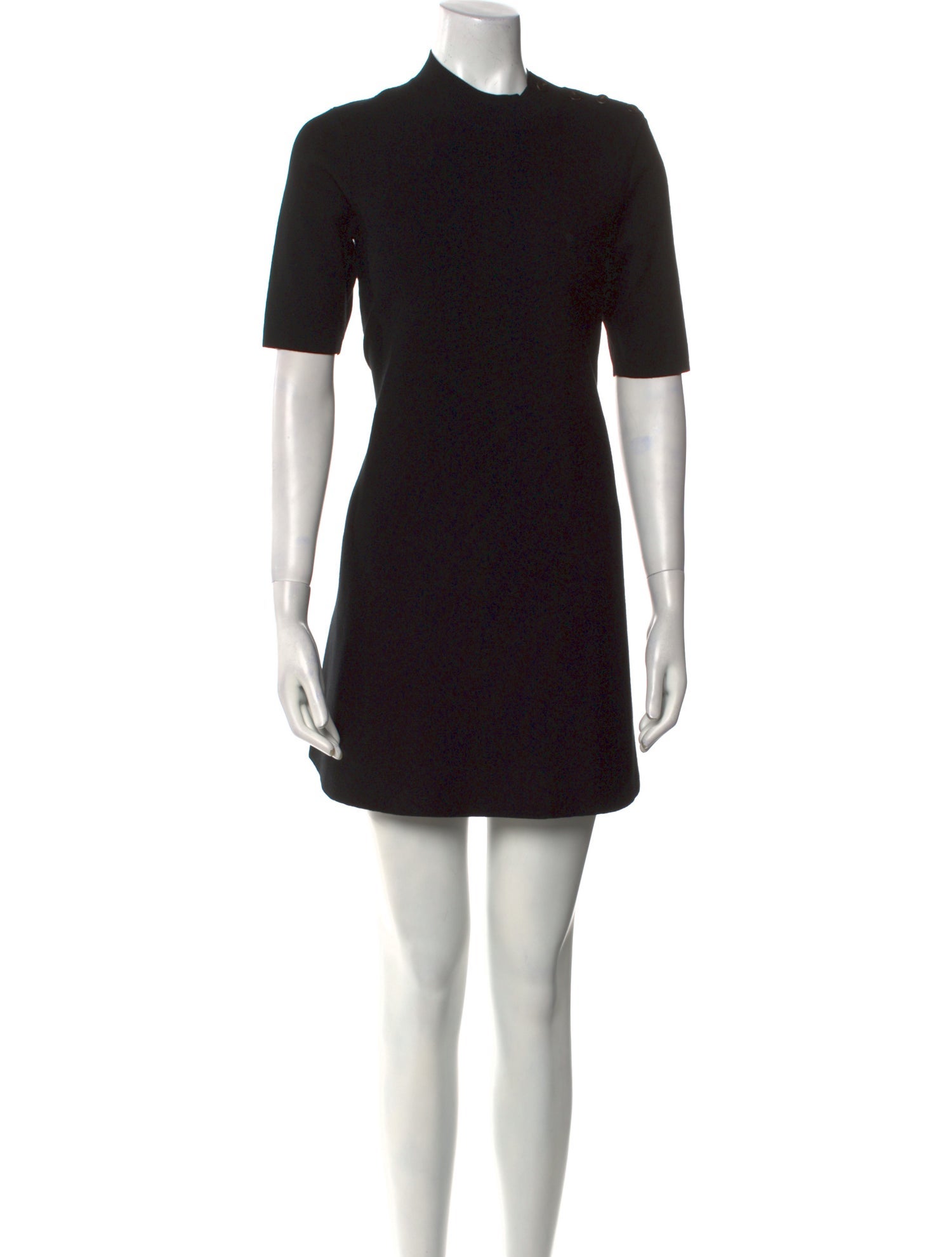 Sézane Mock Neck Long Dress