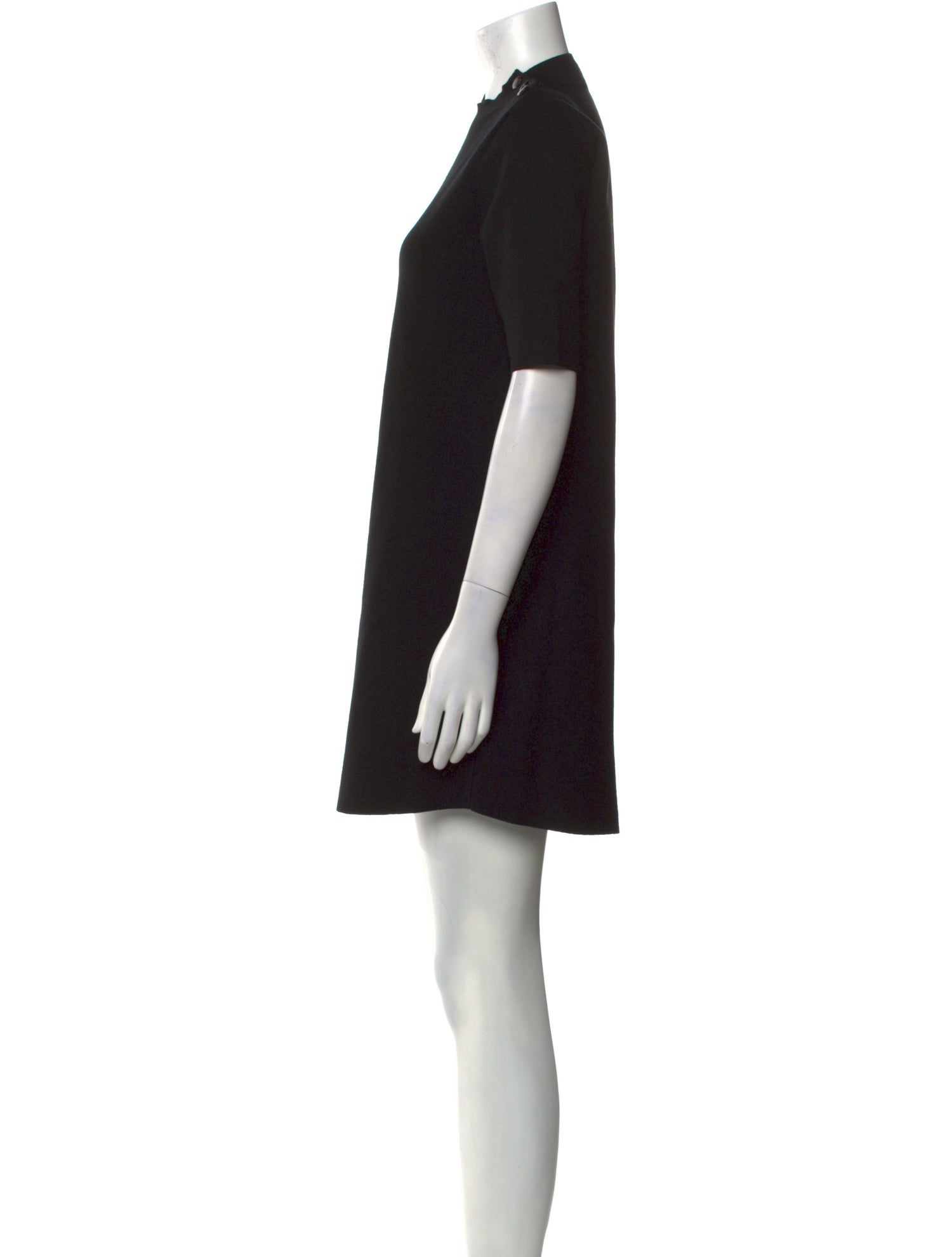 Sézane Mock Neck Long Dress