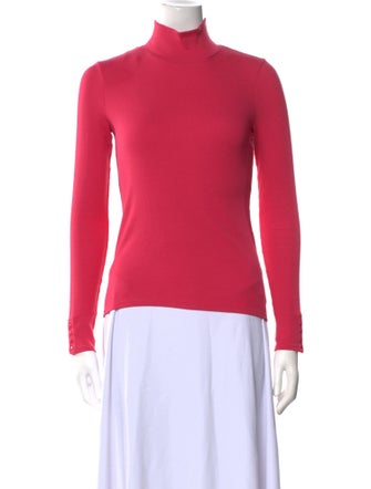 Sézane Turtleneck Long Sleeve Top