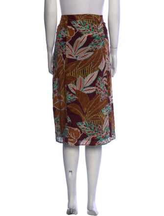 Sézane Silk Knee-Length Skirt