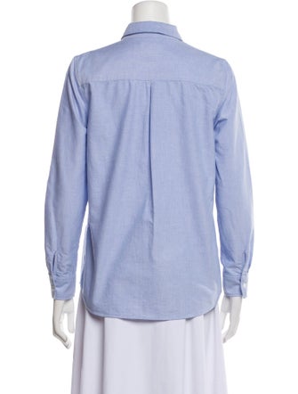 Sézane Long Sleeve Button-Up Top