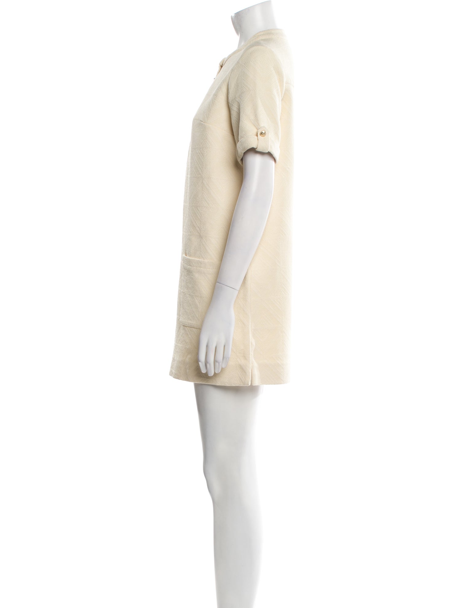 Sézane Mock Neck Mini Dress