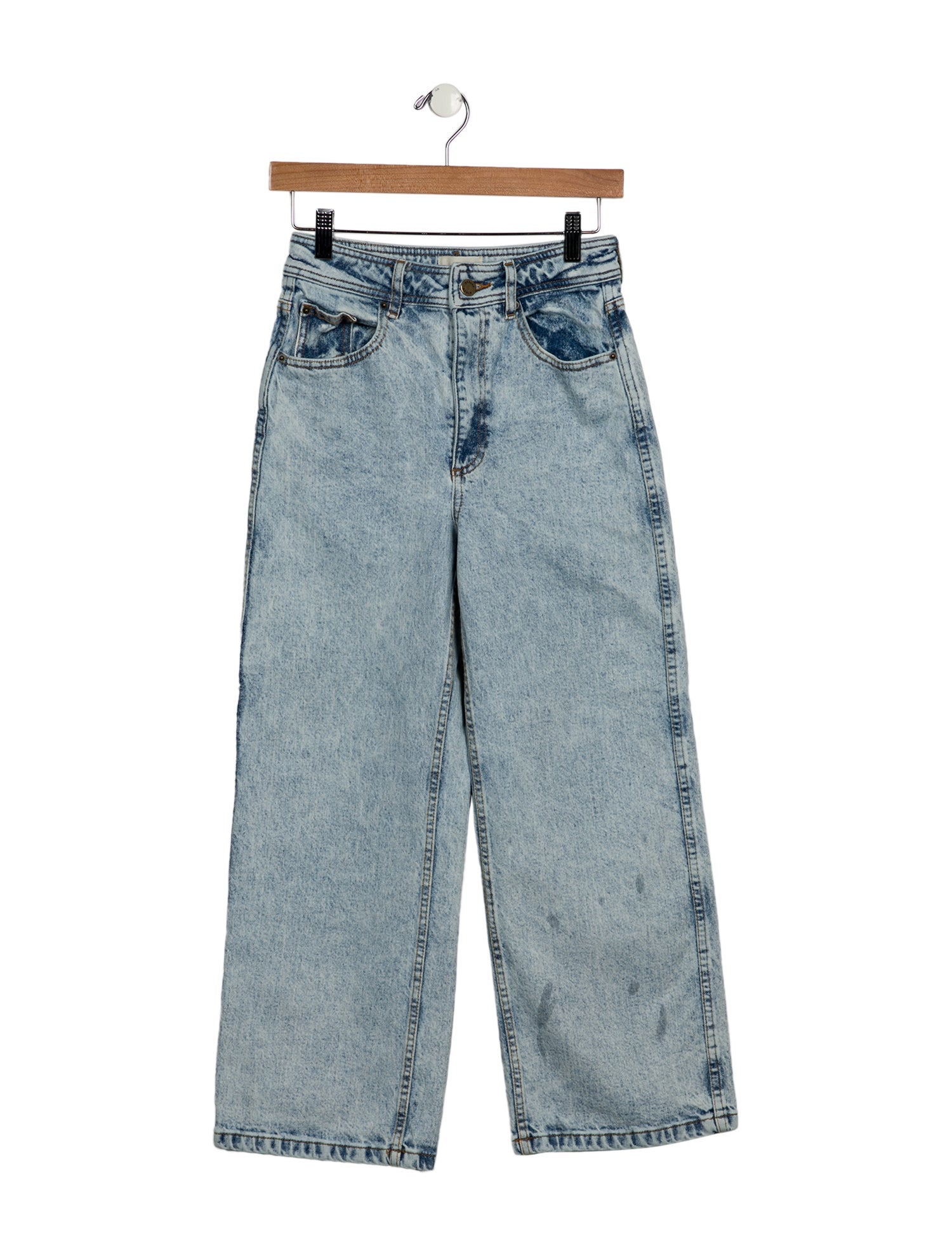 Sézane Mid-Rise Wide Leg Jeans