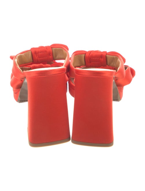 Sézane Velvet Bow Accents Mules