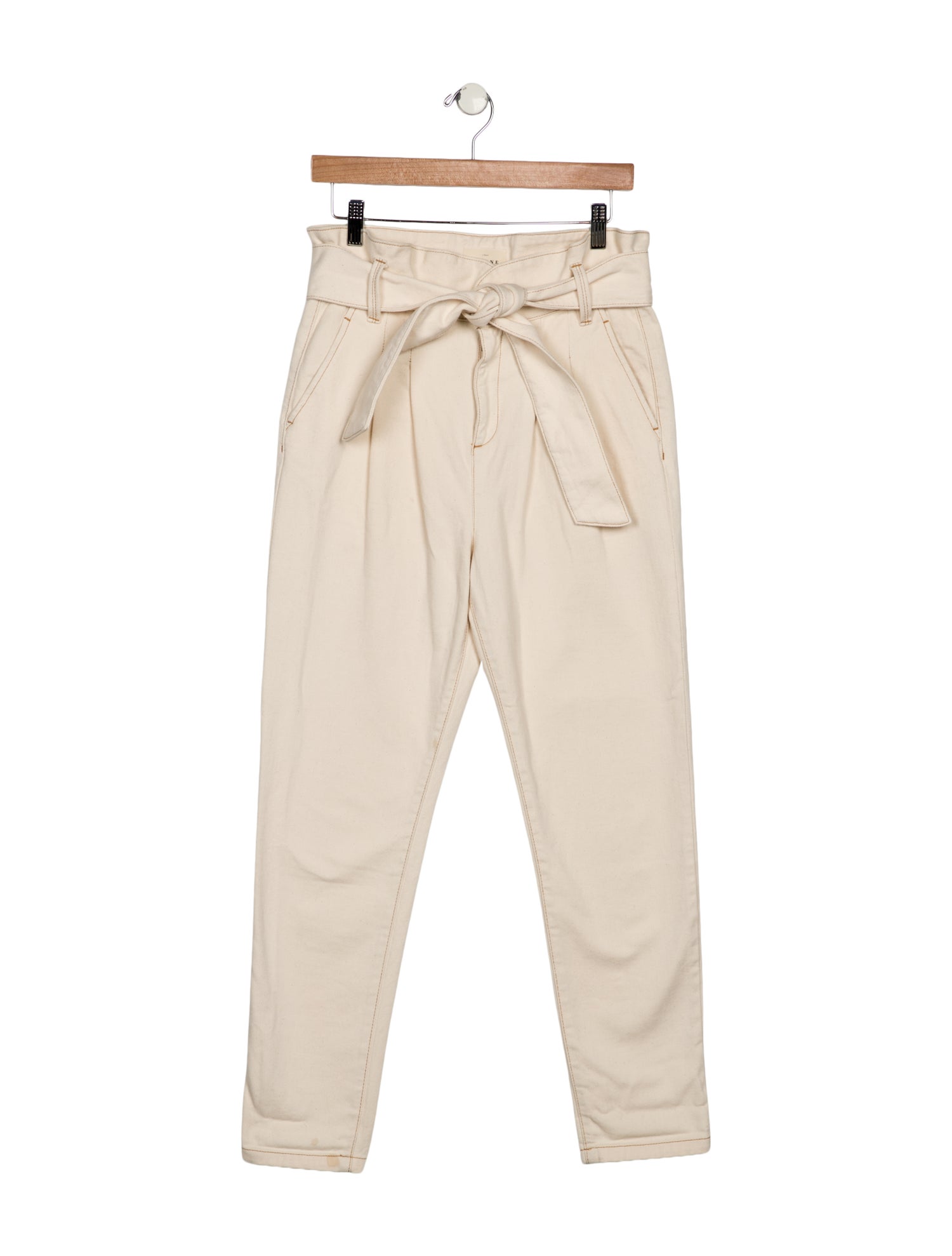 Sézane High-Rise Straight Leg Jeans