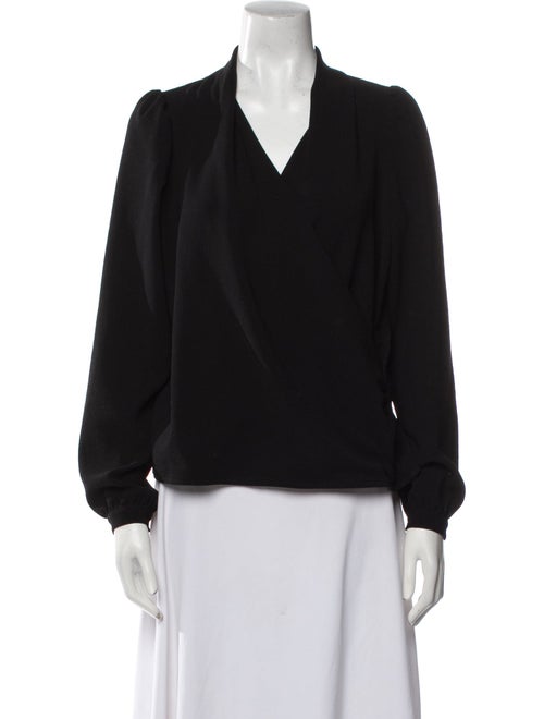 Sézane Silk V-Neck Blouse