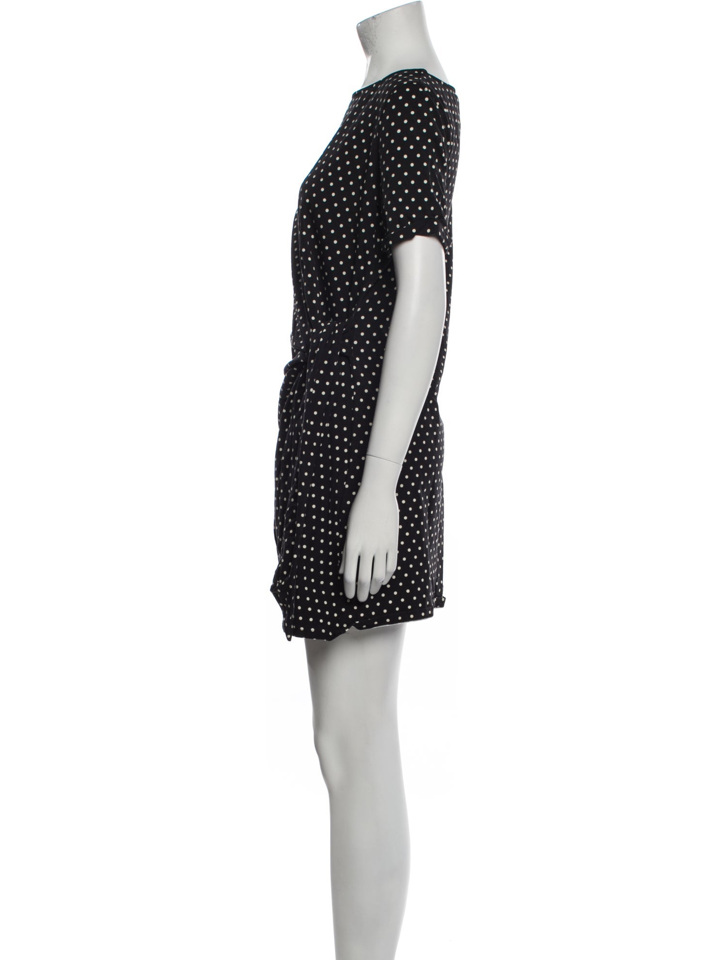Sézane Polka Dot Print Mini Dress