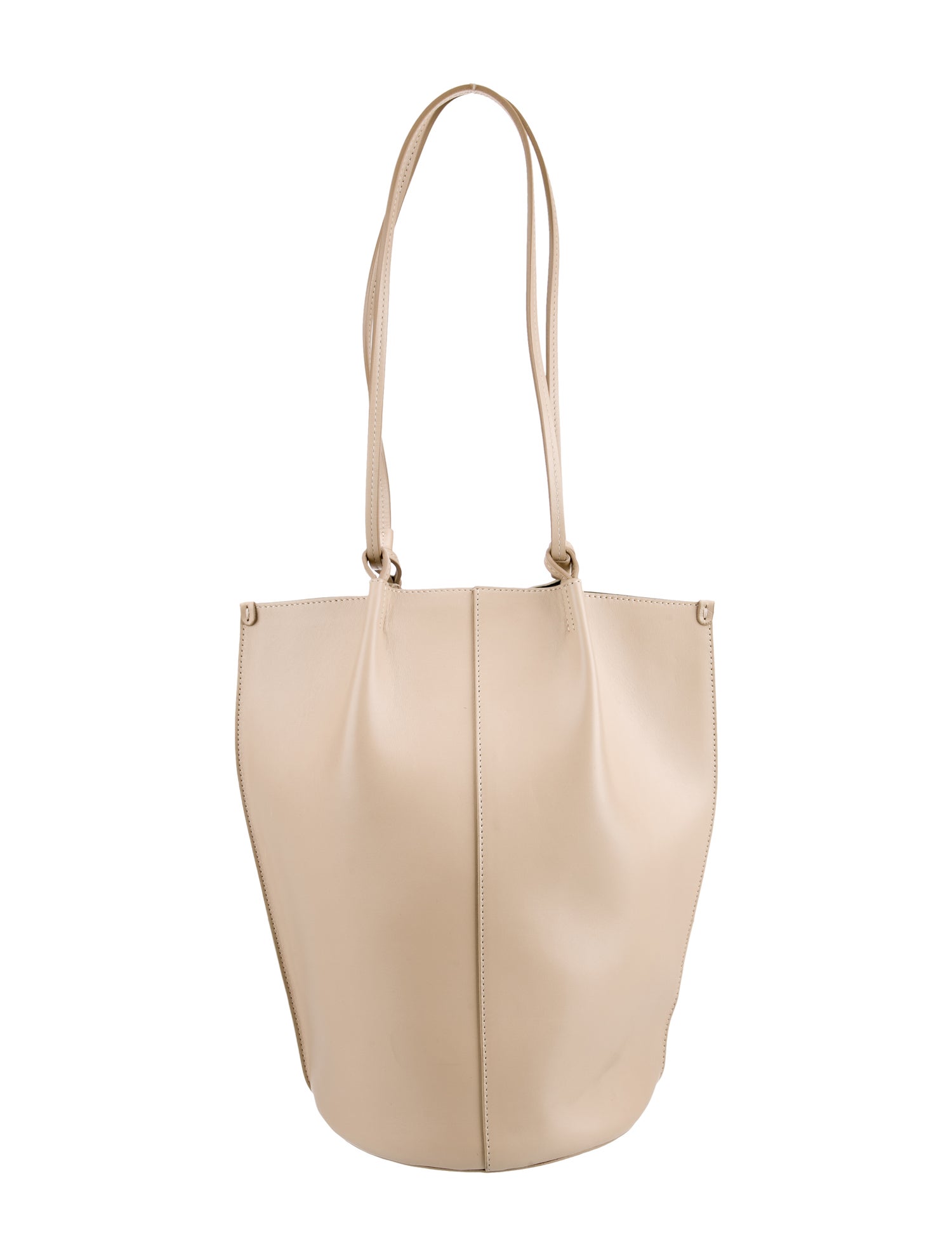 Sézane Leather Bucket Bag