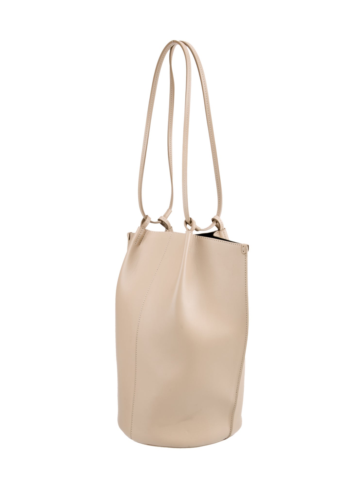 Sézane Leather Bucket Bag