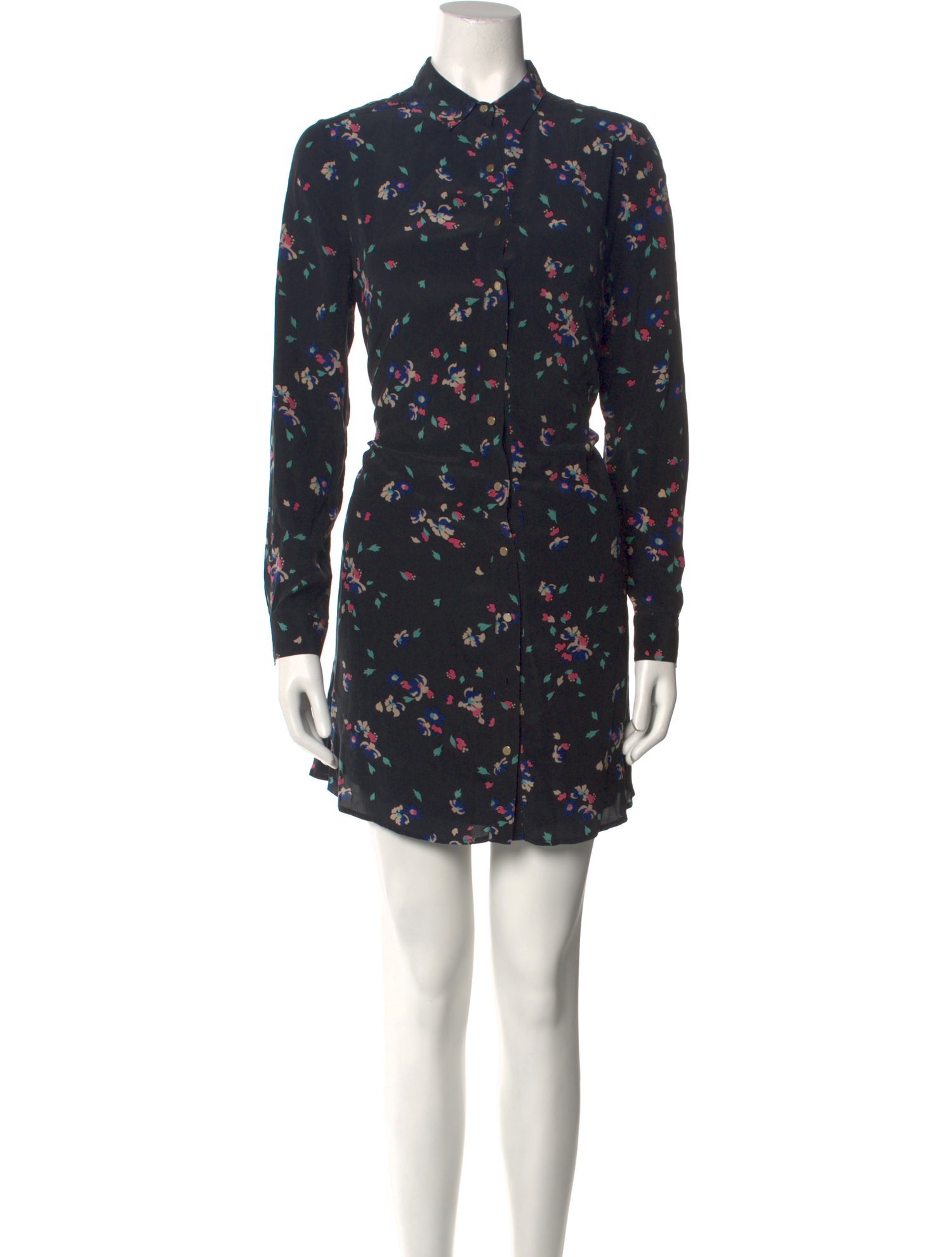 Sézane Silk Mini Dress