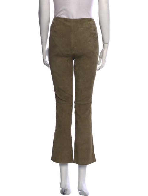 Sézane Goat Leather Straight Leg Pants