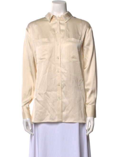 Sézane Long Sleeve Button-Up Top