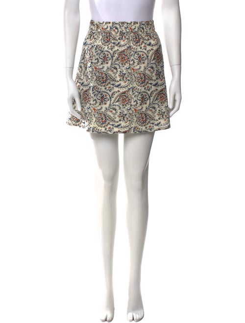 Sézane Printed Mini Skirt