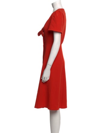 Sézane V-Neck Knee-Length Dress
