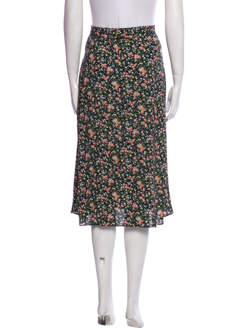 Sézane Floral Print Knee-Length Skirt