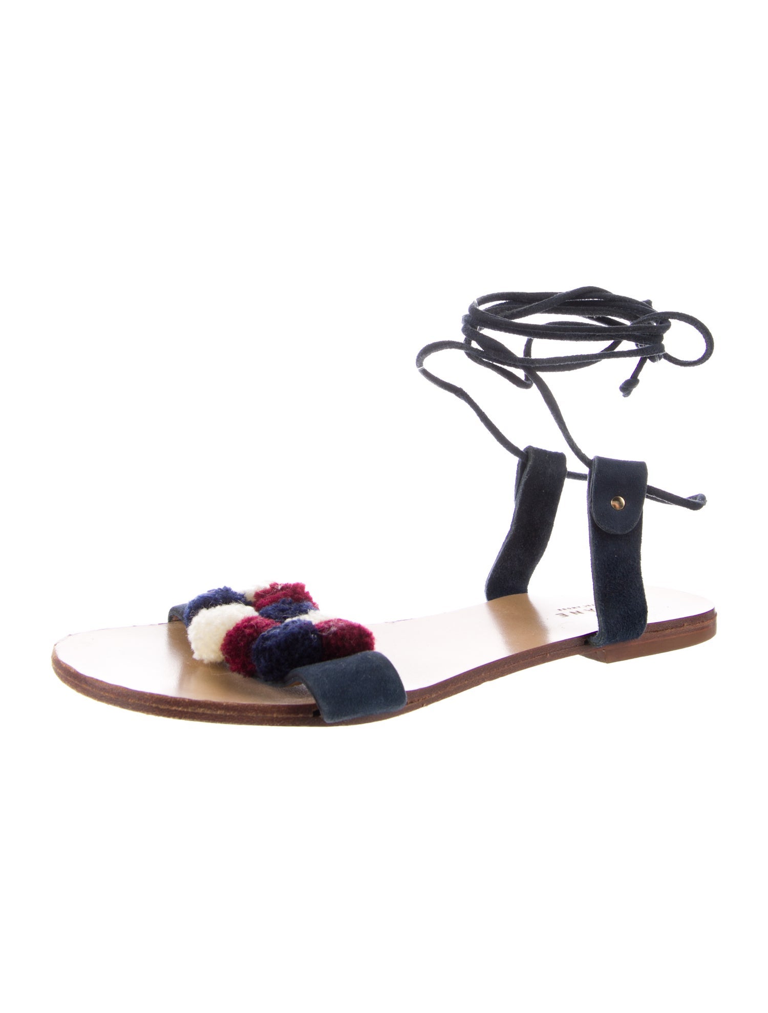 Sézane Leather Gladiator Sandals