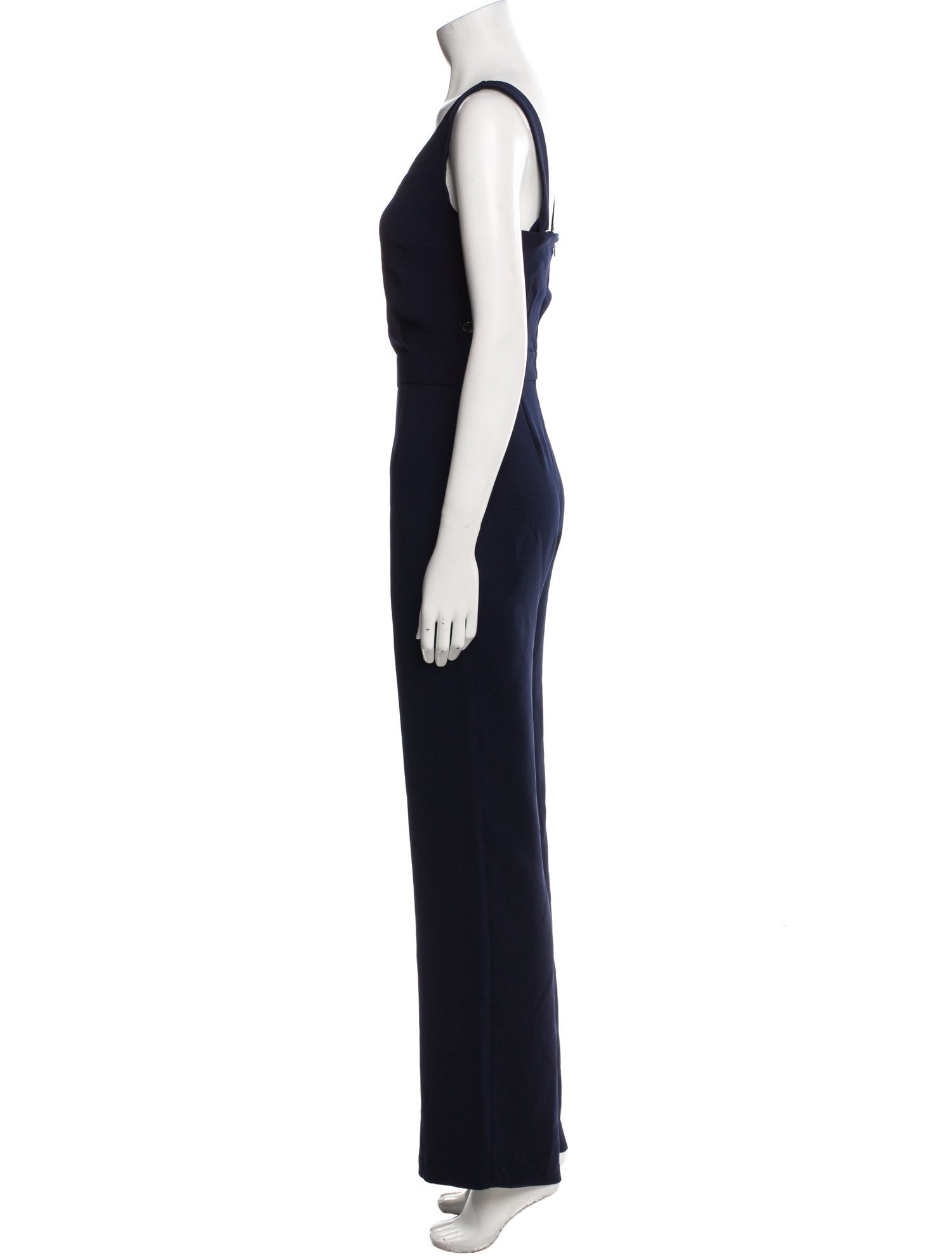 Sézane V-Neck Jumpsuit