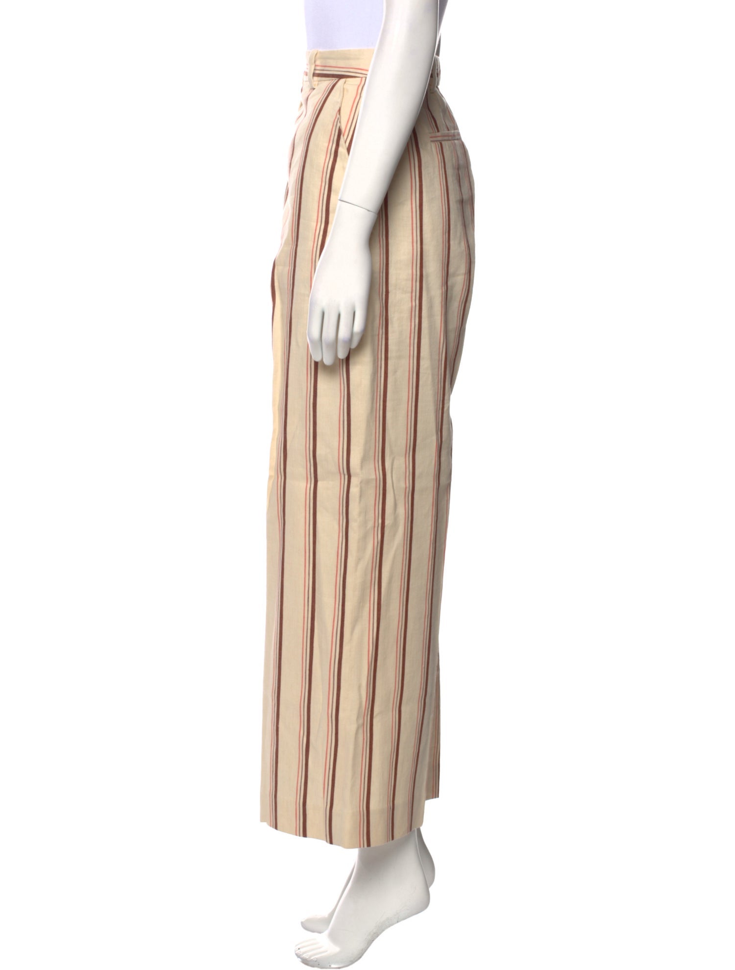 Sézane Linen Wide Leg Pants