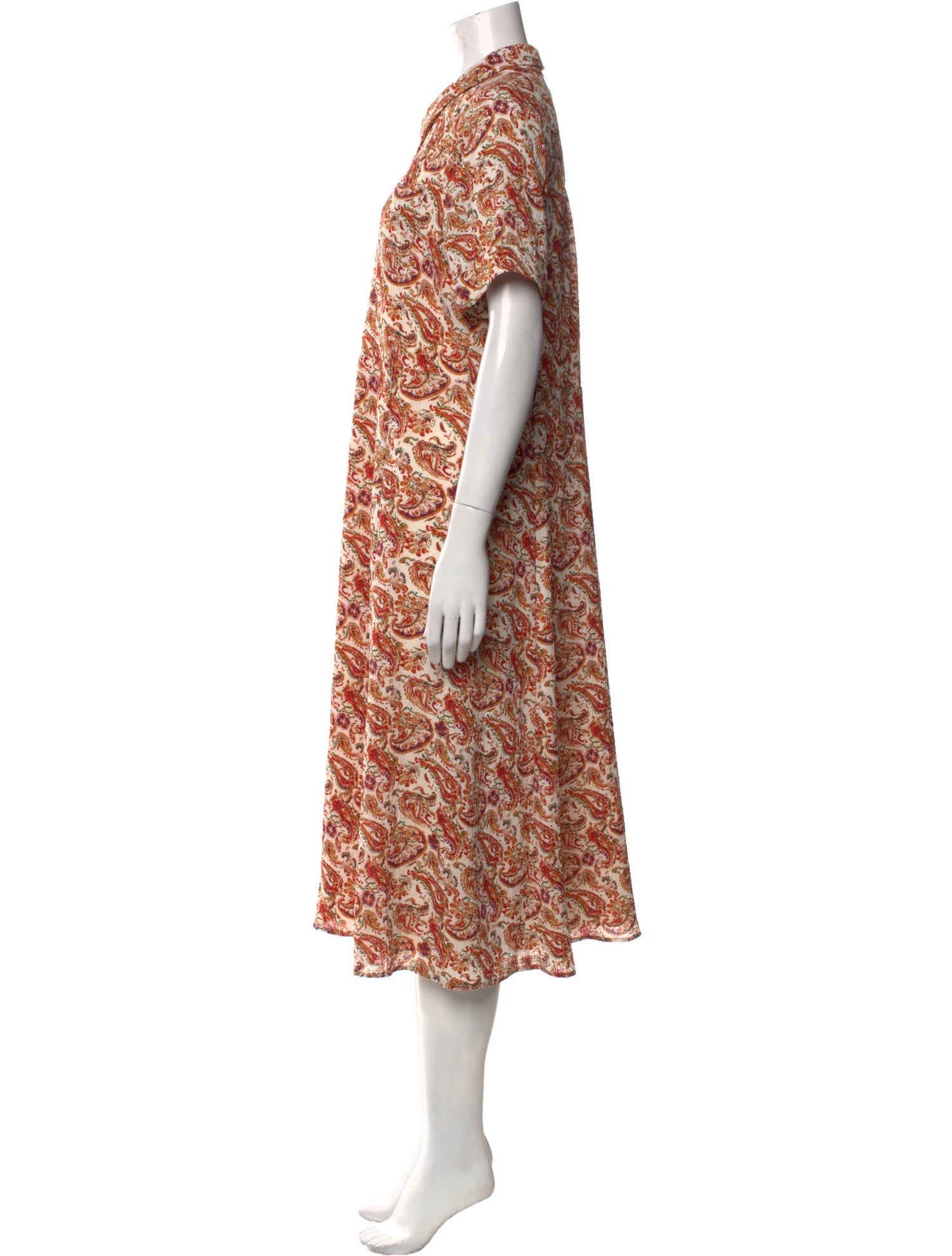 Sézane Floral Print Midi Length Dress w/ Tags