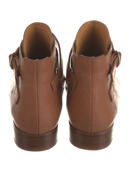 Sézane Leather Moto Boots